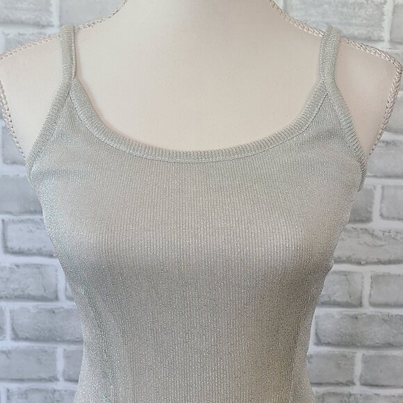 Vtg Dave & Johnny Y2K Metallic Silver Dress and Jacket Bodycon Prom Dance Glam - Picture 10 of 10